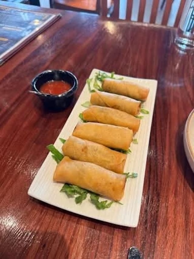 Vegetable Spring Rolls (vegan).