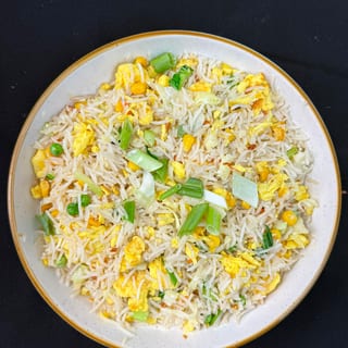 Roasted Garlic Fried Rice (vegan)