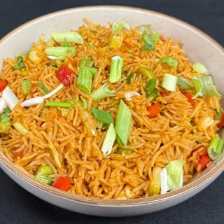 Schezwan Fried Rice (vegan)
