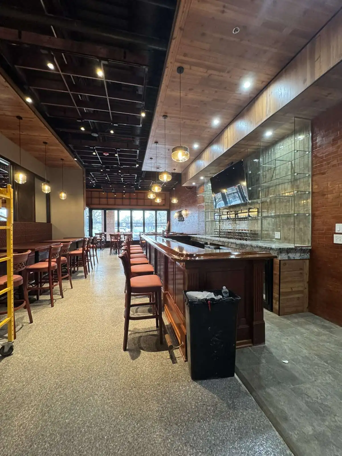 interior of The Clove restaurant in Glenview