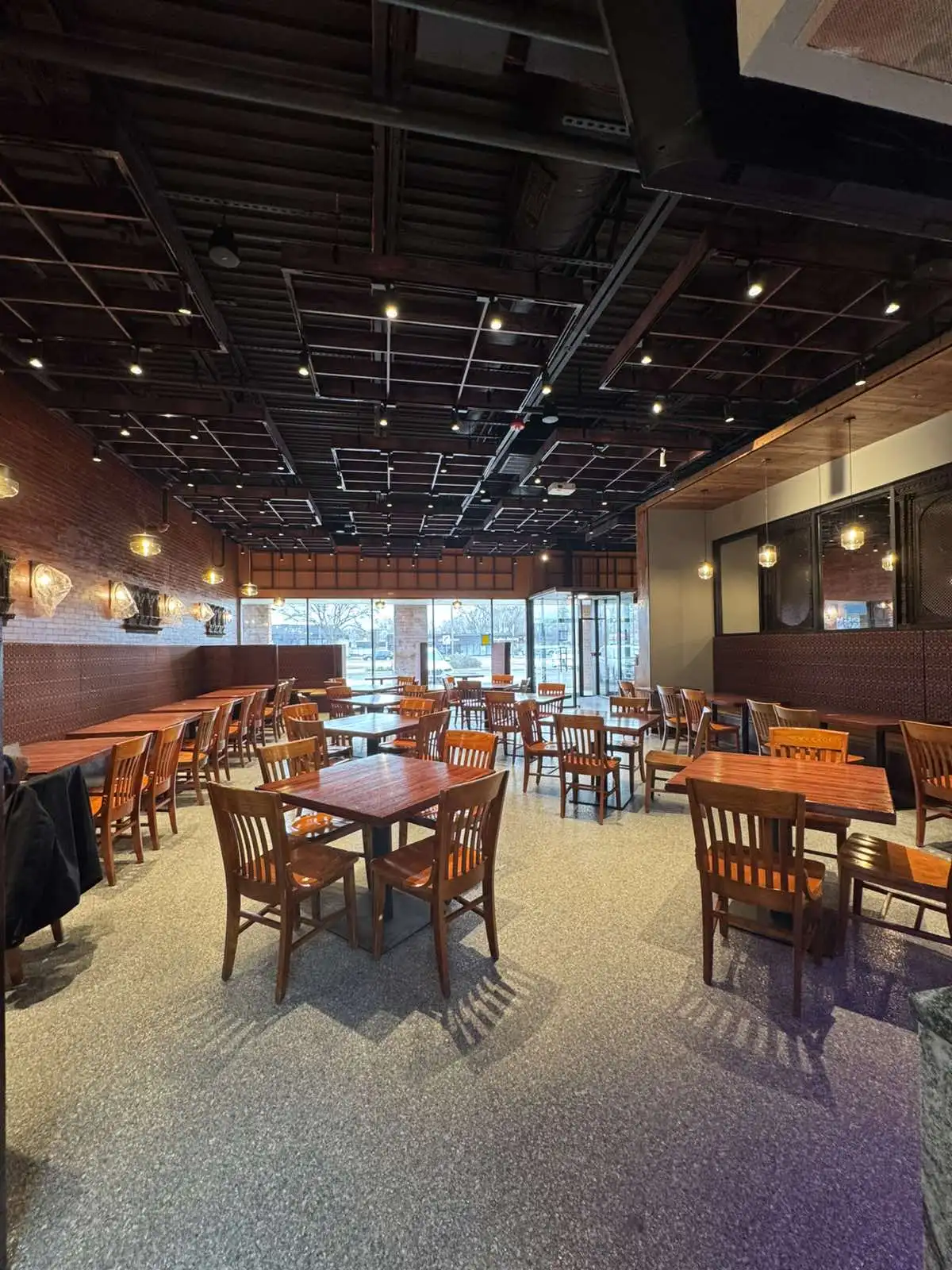Interior of Indian restaurant in Glenview